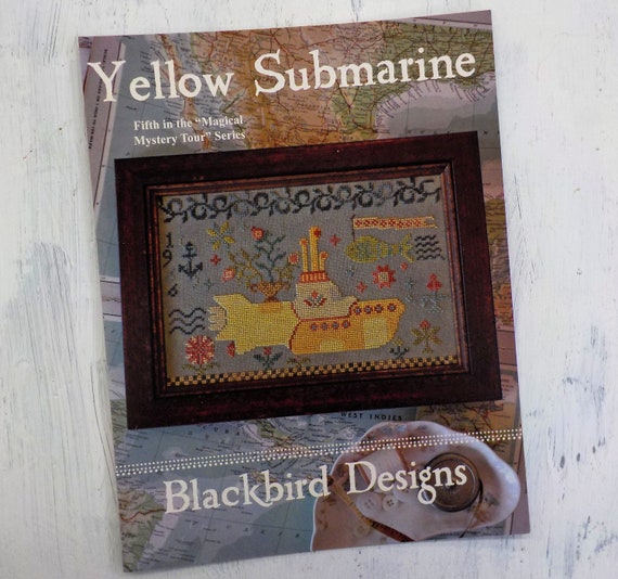 Yellow Submarine, "Magical Mystery Tour" Series #5, by Blackbird Designs...cross-stitch design
