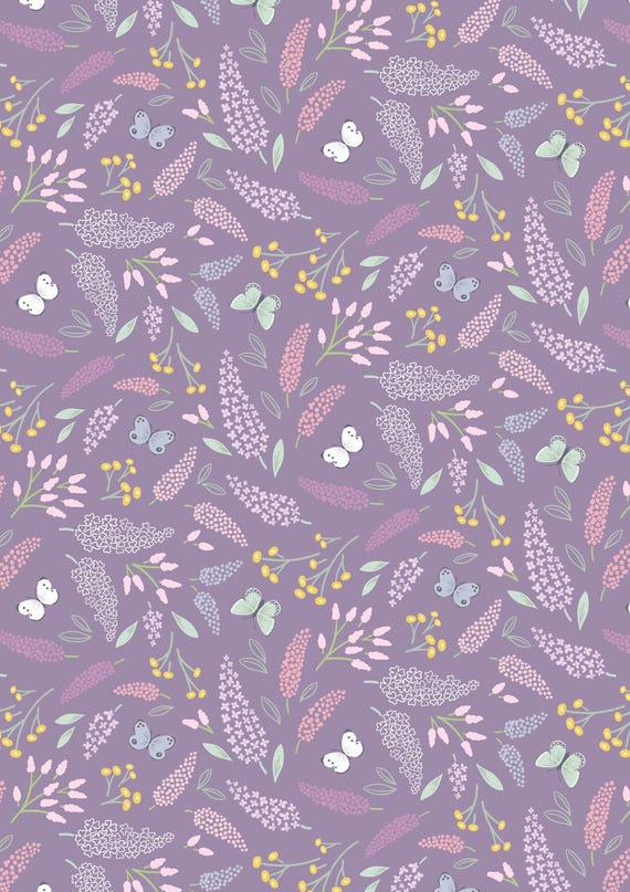 Dear Spring...CC67.3...symphony...dusky dark purple...Cassandra Connolly...Lewis & Irene