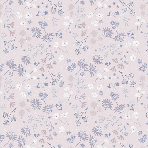 Evenfall...Night Garden Light Dusky Pink CC42-1...Cassandra Connolly...Lewis & Irene