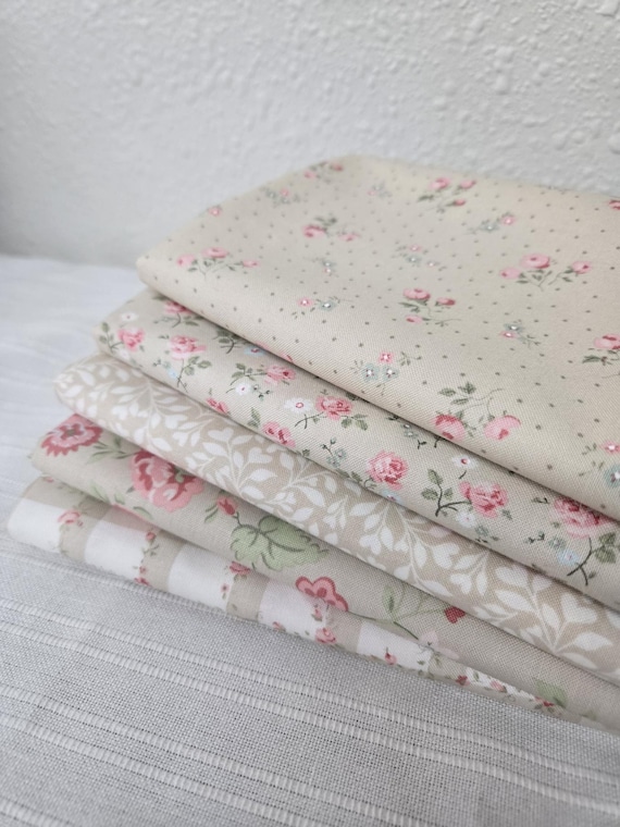 Abide...Stone HALF Yard Bundle...Brenda Riddle of Acorn Quilt Company...Moda Fabrics...5 prints