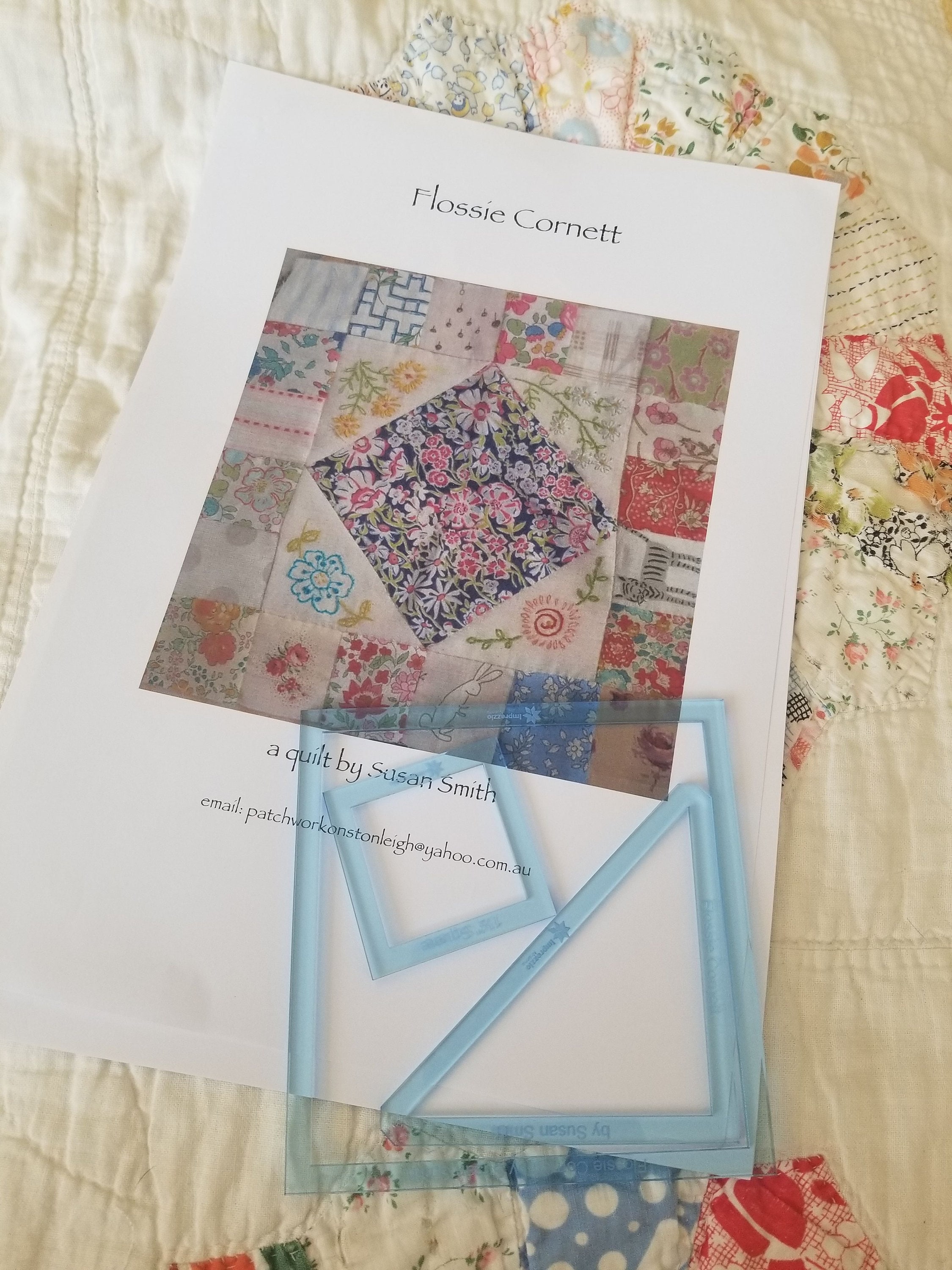 Flossie Cornett Quilt pattern...designed by Susan Smith