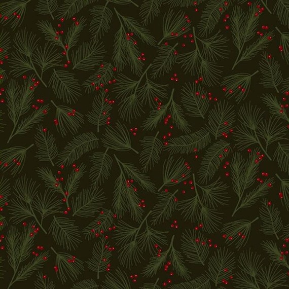 Tree Farm...In the Pines R170971D-BLACK...Pam Buda...Marcus Fabrics