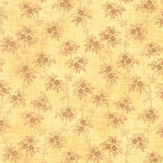 Dinah's Delight 1830-1850 Butter 31675 12 designed by Betsy Chutchian for Moda Fabrics