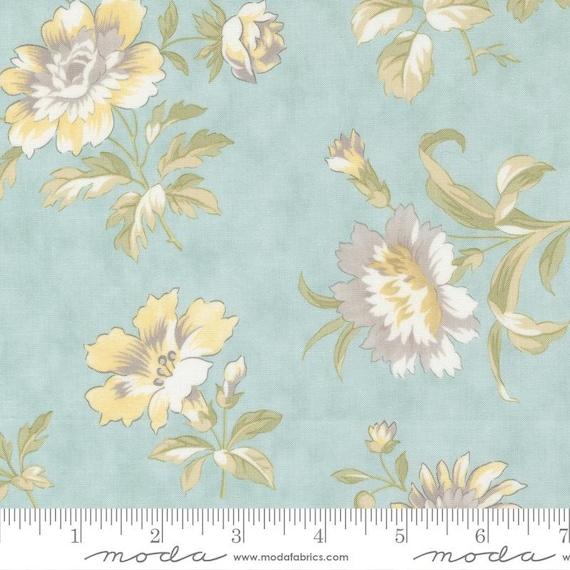 Honeybloom Water 44340 12 by 3 Sisters for Moda Fabrics