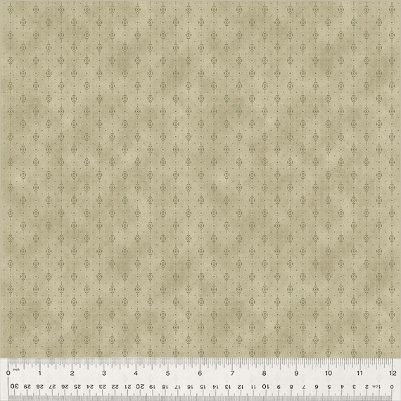 Garden Tale...Foulard Stripe Oat Bran 51190A-11-1...Jeanne Horton...Windham Fabrics