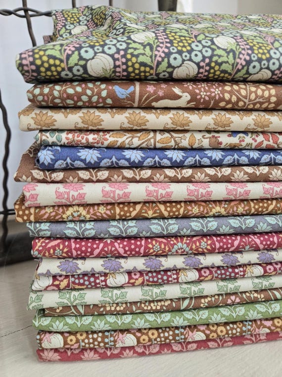 Sanctuary & Mira...HALF Yard Bundle...a Tilda Collection...Tone Finnanger...17 prints
