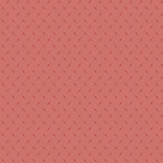 Prairie Dry Goods II...R171654D pink...gears...Pam Buda...Marcus Fabrics