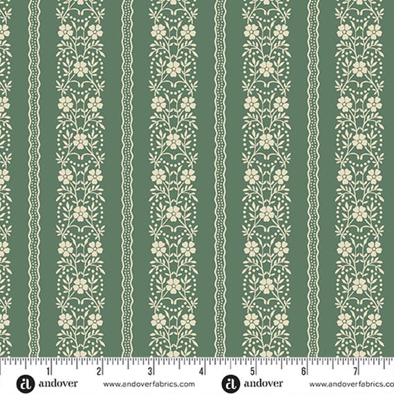 Joy...Spruce Garland A-1050-G...Edyta Sitar of Laundry Basket Quilts...Andover