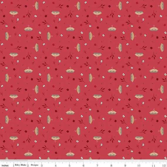 To Grandmother's House Grandma's Apple Pie Berry C14373-BERRY by Jennifer Long for Riley Blake Designs