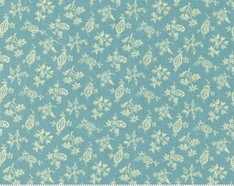 Dinah's Delight 1830-1850 Robins Egg 31677 13 designed by Betsy Chutchian for Moda Fabrics