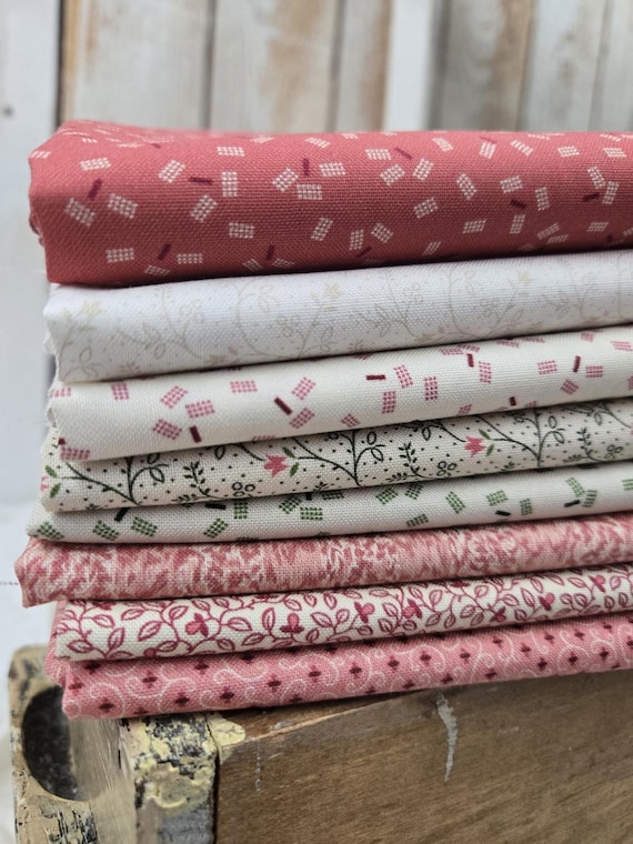 New Dawn...HALF Yard bundle...Margie Hockman...Marcus Fabrics...8 prints