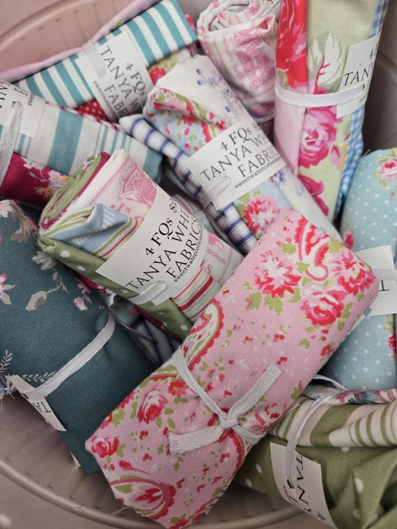 T A N Y A  W H E L A N...FQ rolls...cottage style prints...4 prints