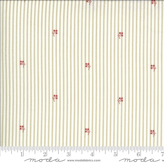 Roselyn Stripe Taupe 14917 16 by Minick and Simpson for Moda Fabrics