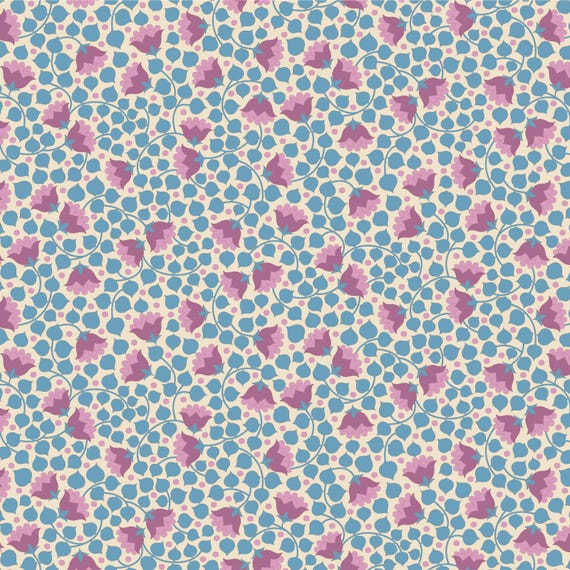 Wallflower...Bellflower Blue...a Tilda Collection...Tone Finnanger