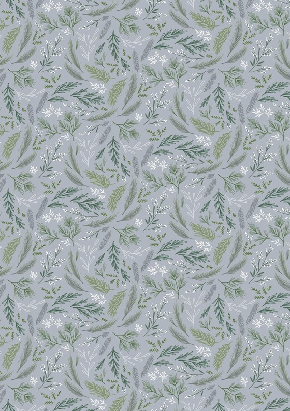 Winter's Garden...CC74.2...Evergreen...grey pearlescent...Cassandra Connolly...Lewis & Irene