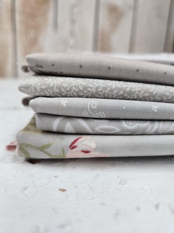 Muse...Stone...HALF Yard Bundle...3 Sisters...Moda Fabrics...5 prints
