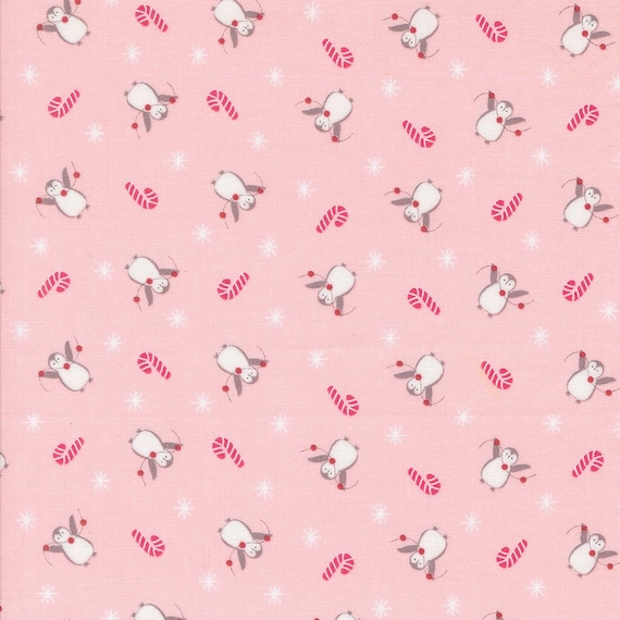 A Very Sweet Christmas...Pink 3062 16...Anne Sutton/Bunny Hill Designs...Moda Fabrics