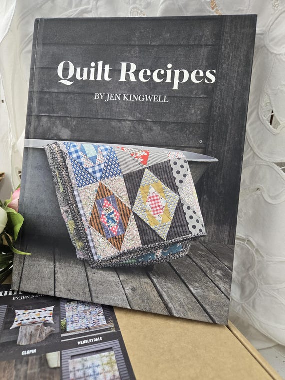 Quilt Recipes Book...Template Box Set...Jen Kingwell...Hand Piecing...Quilting...Cooking