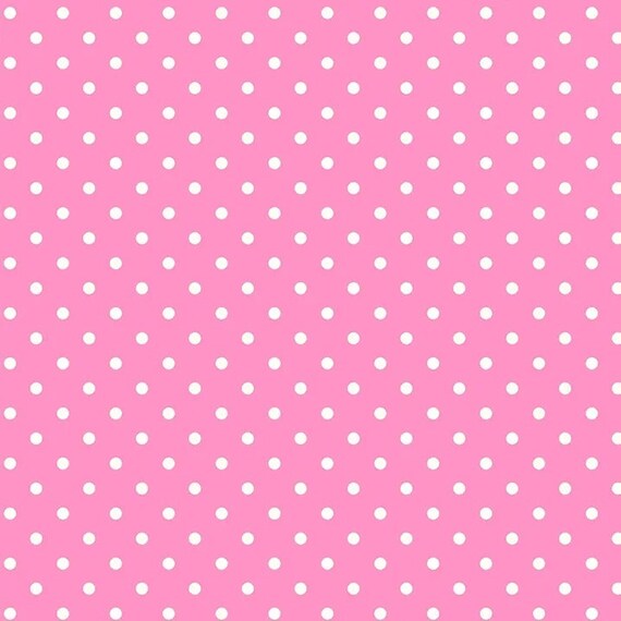 Picnic TW17 Pink by Tanya Whelan...cottage style print, dot