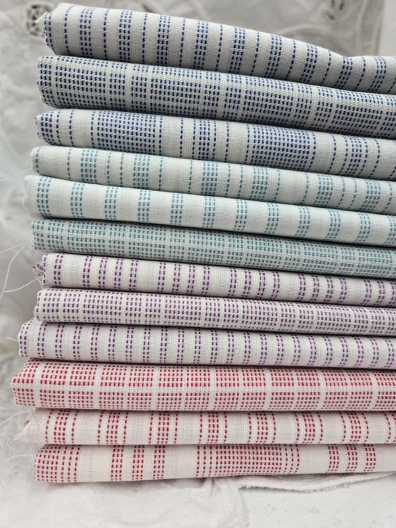 Tea Towel Woven Basics...HALF yard bundle...a Tilda Collection...Tone Finnanger