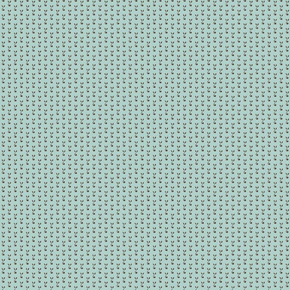 Abloom Teal Seedlings A-871-T designed by Renee Nanneman for Andover