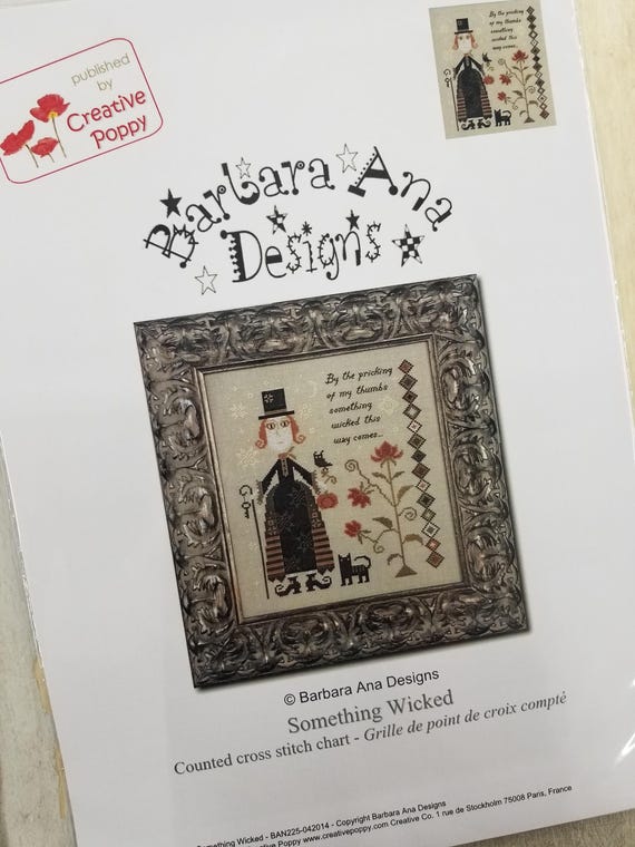 Something Wicked...Barbara Ana Designs...cross stitch pattern...Halloween Cross Stitch