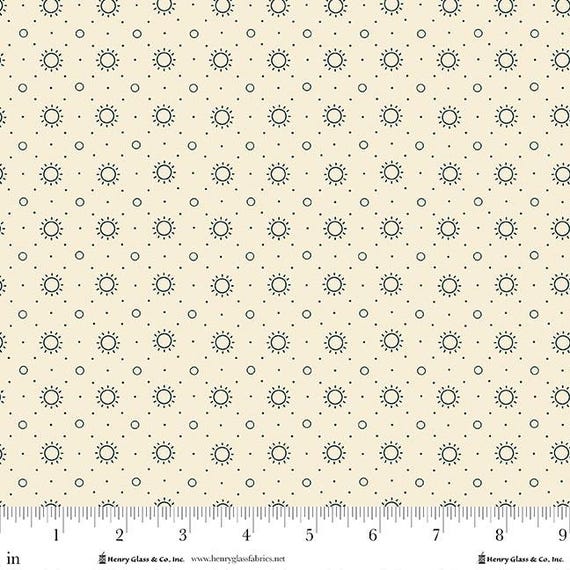 Buttercream & Brickle Bits...1941-40 Cream...Kim Diehl...Henry Glass Fabrics