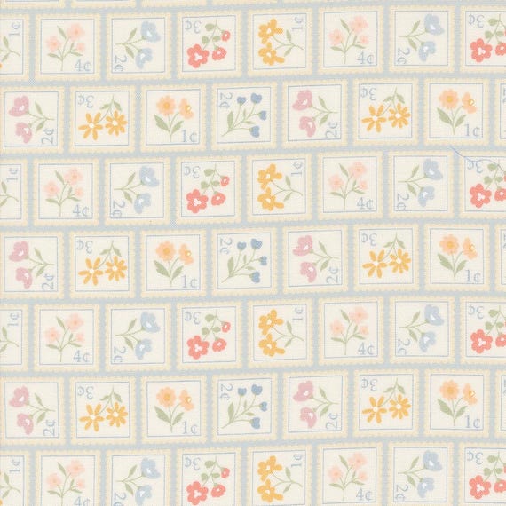 Cottage Charm...Powder Blue...31751 21...Heather Briggs of My Sew Quilty Life...Moda Fabrics