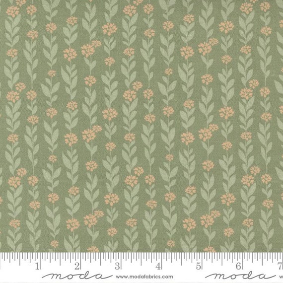 Country Rose Sage 5171 14 by Lella Boutique for Moda Fabrics