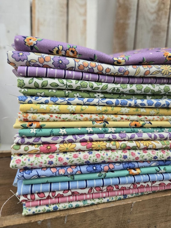 Aunt Grace Garden Variety...FQ Bundle...Judie Rothermel...Marcus Fabrics...19 prints