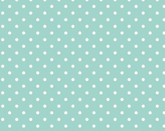 Picnic TW17 Aqua by Tanya Whelan...cottage style print, dot