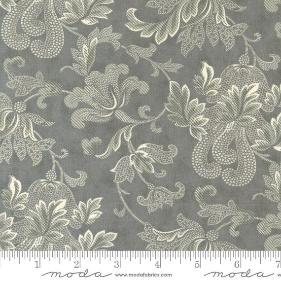 Etchings, Collections for a Cause, Charcoal 44335 15 by 3 Sisters and Howard Marcus for Moda Fabrics
