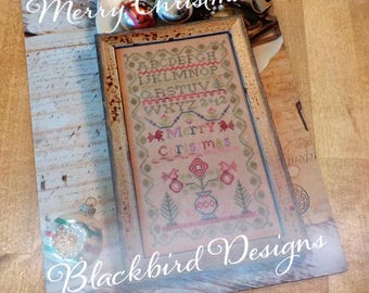 Merry Christmas by Blackbird Designs...cross-stitch design