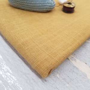 Weeks Dye Works, Gold, 32ct, Fat Quarter, 100% linen, cross stitch linen