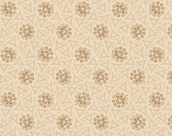 Historical Hennas...Bloom R310808D-CREAM...Sheryl Johnson...Marcus Fabrics