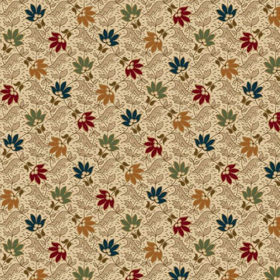 Canton Quilting Circle...R331795D-MULTI...graphic flowers...Judie Rothermel...Marcus Fabrics