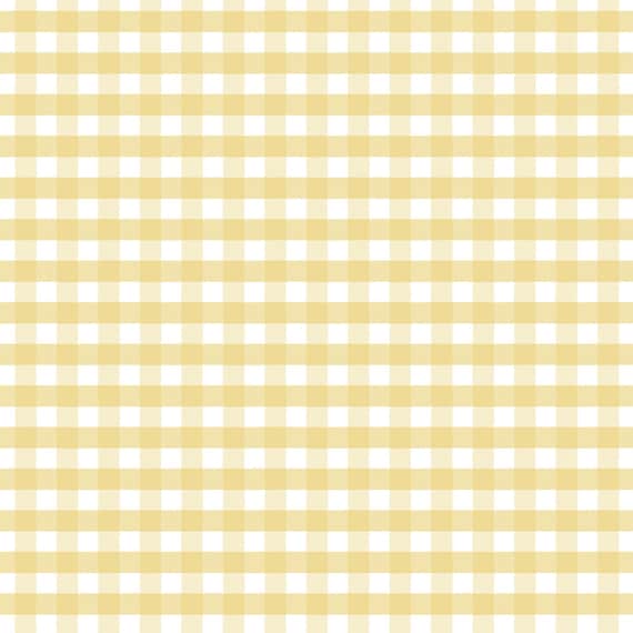 Delightful Department Store Pretty In Plaid Yellow by Amy Jordan for Poppie Cotton, pastel print