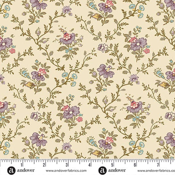 Ayla...A-1720-P...violets...Max and Louise...Andover