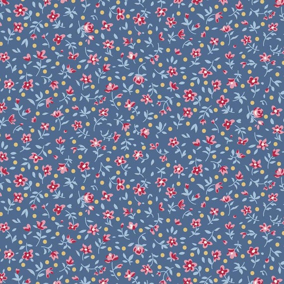 Village Life Blender...Mae...Blue...Tilda fabrics...Tone Finnanger