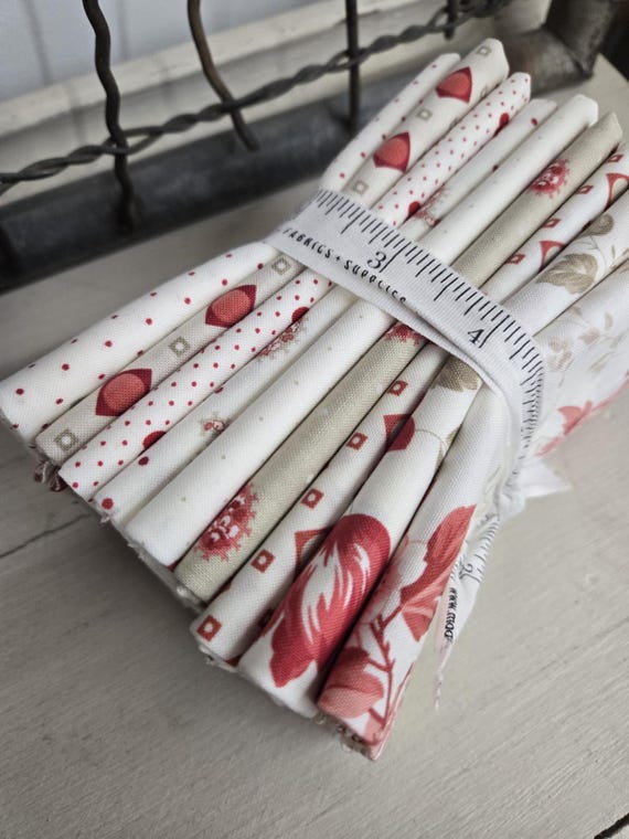 Ridgewood...Shirting Low Volume FQ Bundle...Minick and Simpson/Moda Fabrics...9 prints