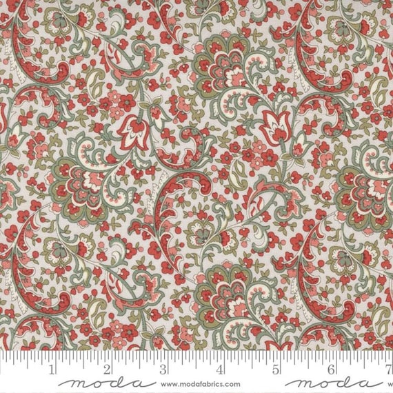 Rendezvous Ecru 44302 12 by 3 Sisters for Moda Fabrics