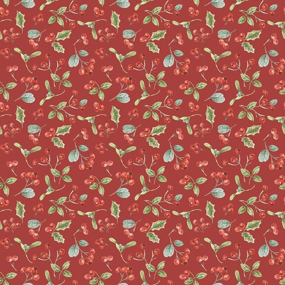 Holiday Spirit...CD17463-RED...Lisa Audit...Riley Blake Designs