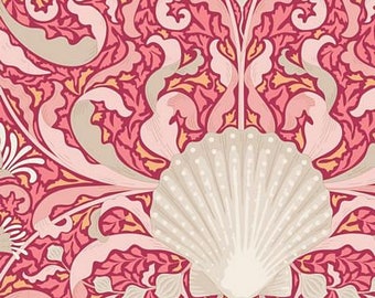 Cotton Beach Scallop Shell Coral TIL100321-V11...a Tilda Collection designed by Tone Finnanger