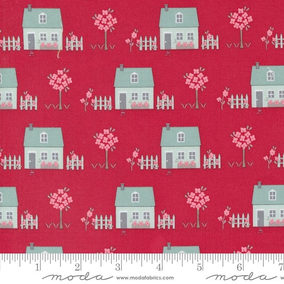 My Summer House Rose 3040 15 designed by Bunny Hill Designs for Moda Fabrics