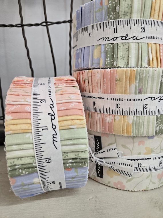 Pastel Prairie...Jelly Roll...Heather Briggs of My Sew Quilty Life...Moda Fabrics...40 strips