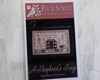 A Shepherd's Song by Plum Street Samplers...cross stitch pattern, house cross stitch