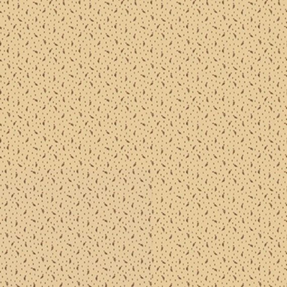 Cotton Thimble Miniatures...R171484D beige...soft leaves...Pam Buda...Marcus Fabrics