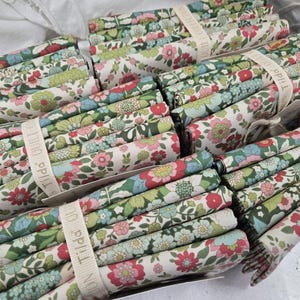 Wallflower...Green FQ Bundle...a Tilda Collection...Tone Finnanger...5 prints