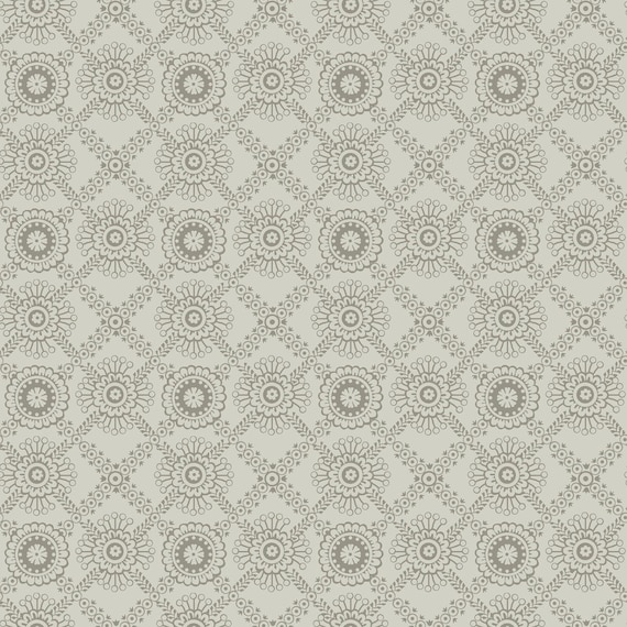 Midnight Bloom....MAS11266-E...Cream...Lace...Maywood Studio