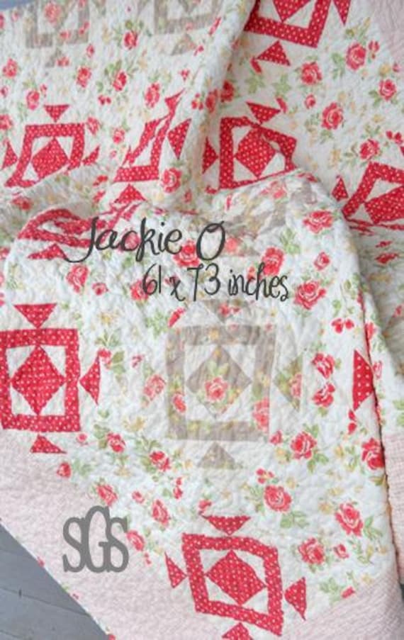 PDF Jackie O pattern designed by Mickey Zimmer for Sweetwater Cotton Shoppe